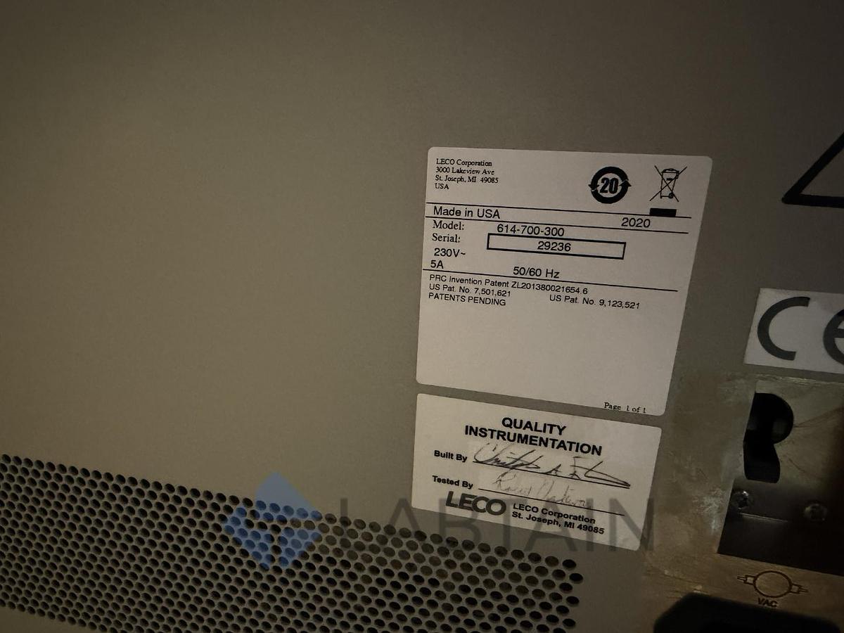 Used LECO Pegasus BT 614-700-300 GC-TOFMS Mass Spectrometer 2020 |Untested