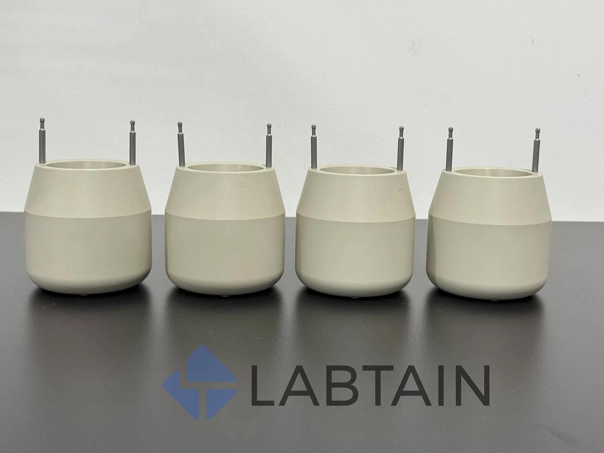 Used x4) Thermo Scientific 75003792 250mL Conical Bottle for TX-750 Bucket Adapters