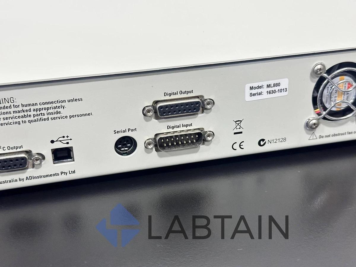 Used ADInstruments PowerLab 16/30 ML880 Data Acquisition System – S/N 1630-1013 – Tested
