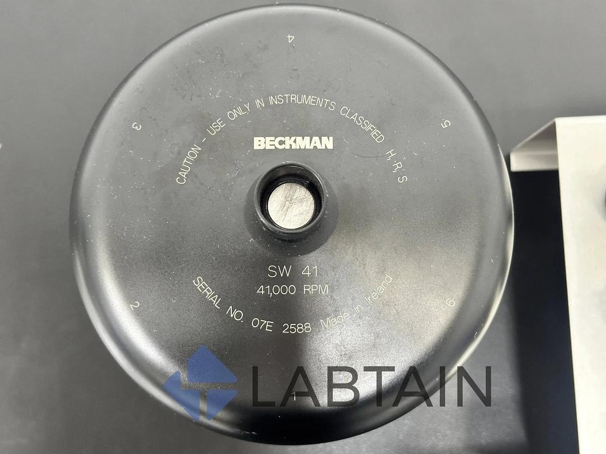 Used Beckman Coulter SW 41 Swinging-Bucket Rotor – 41,000 RPM – Complete Set – S/N 07E2588 – Tested