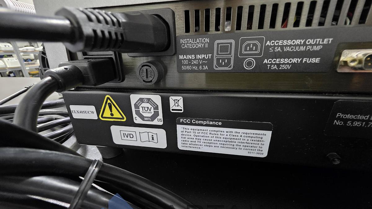 Used BioTek ELx405 Select CW Microplate Washer with Vacuum Pump 3