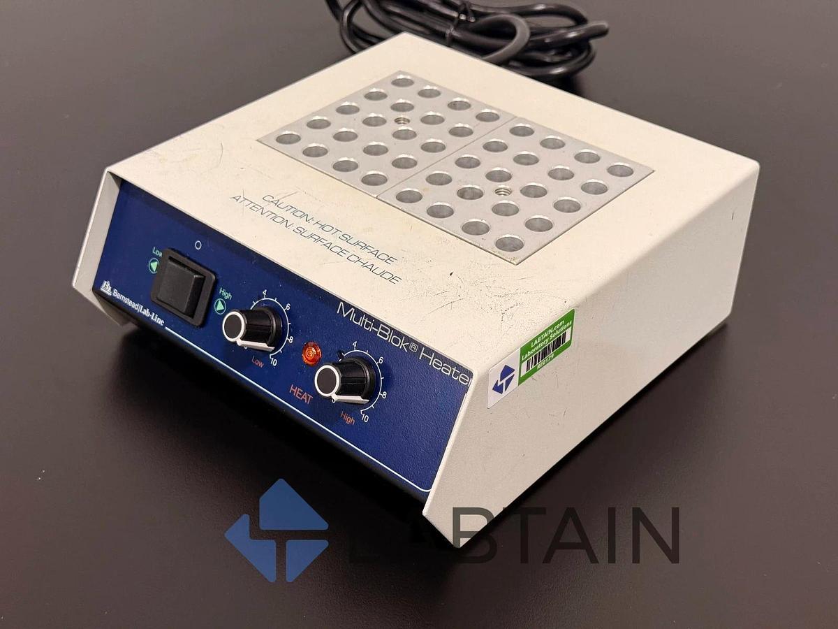 Used Barnstead Lab-Line 2052 Multi-Blok Two Position Dry Block Heater