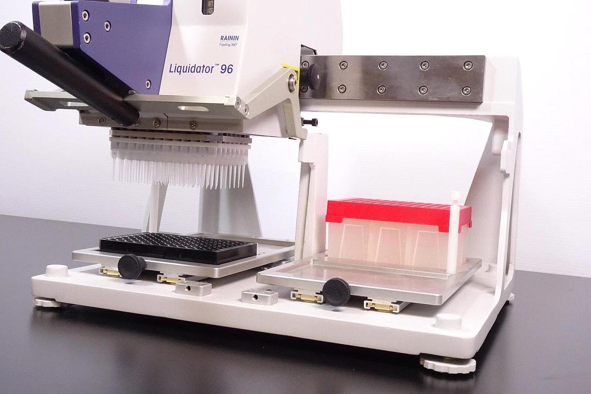 Used Mettler Toledo Rainin Liquidator 96 – Manual 96-Channel Pipetting System – 5–200 µL – Tested – May Need Service