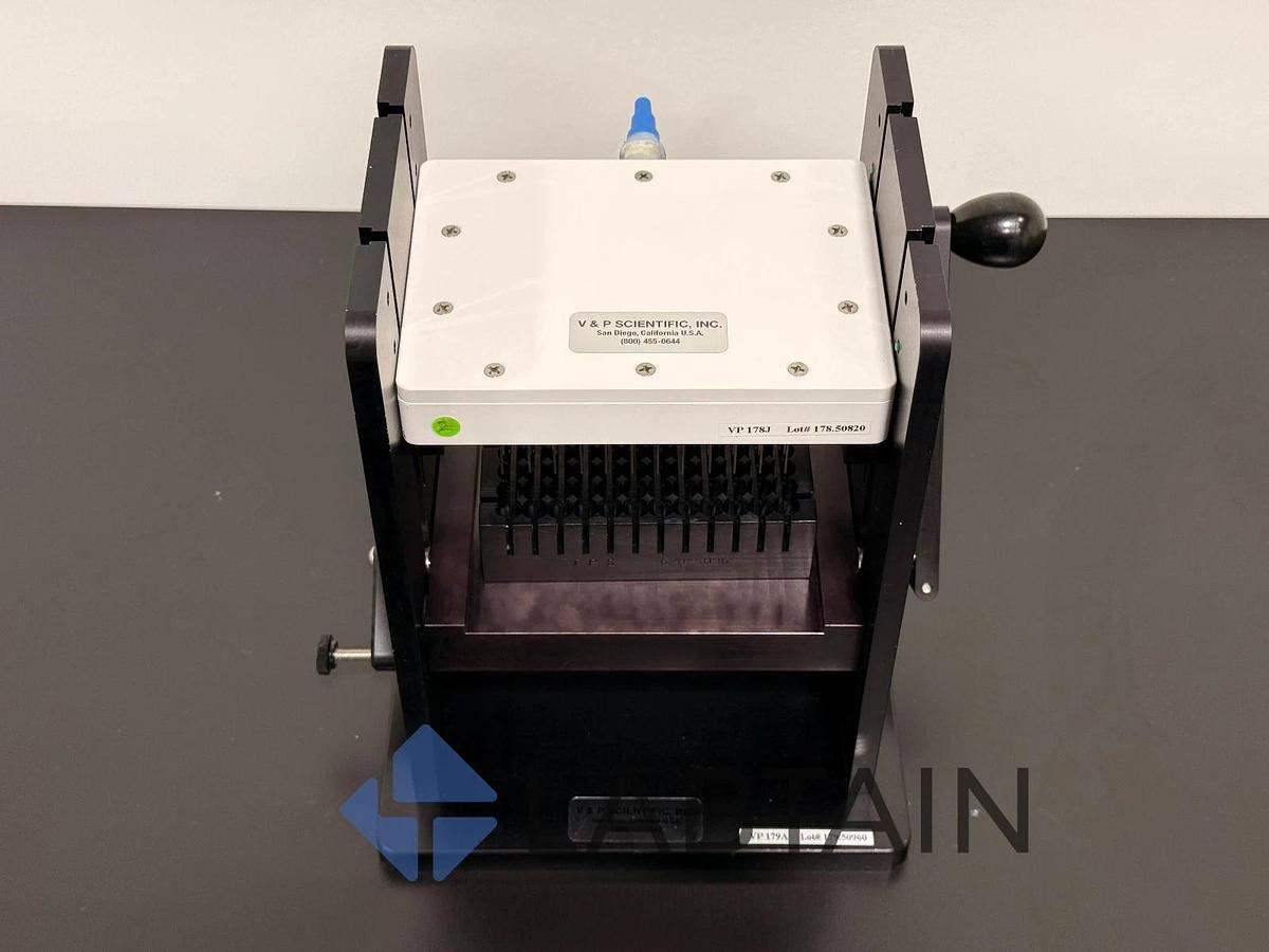 Used V&P 178J Aspiration manifold, 96 channel, 96 well, deep well