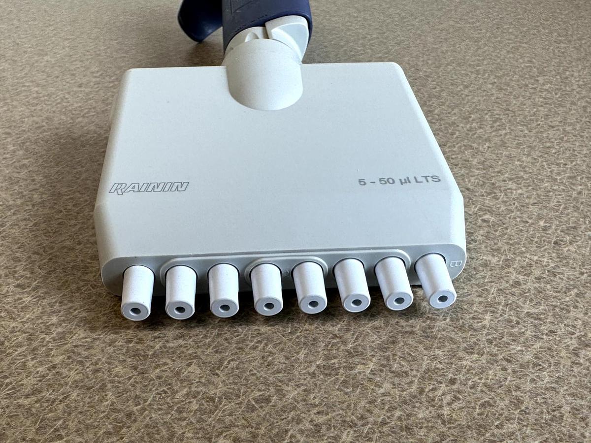 Used Rainin Pipet-Lite L-50 | 5-50uL | 8-Channel Pipette w/Warranty * NICE