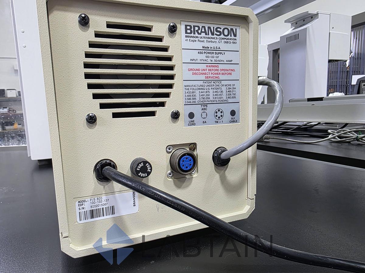 Used Branson Sonifier 450 Ultrasonic Cell Disruptor Homogenizer w/ Sound Enclosure