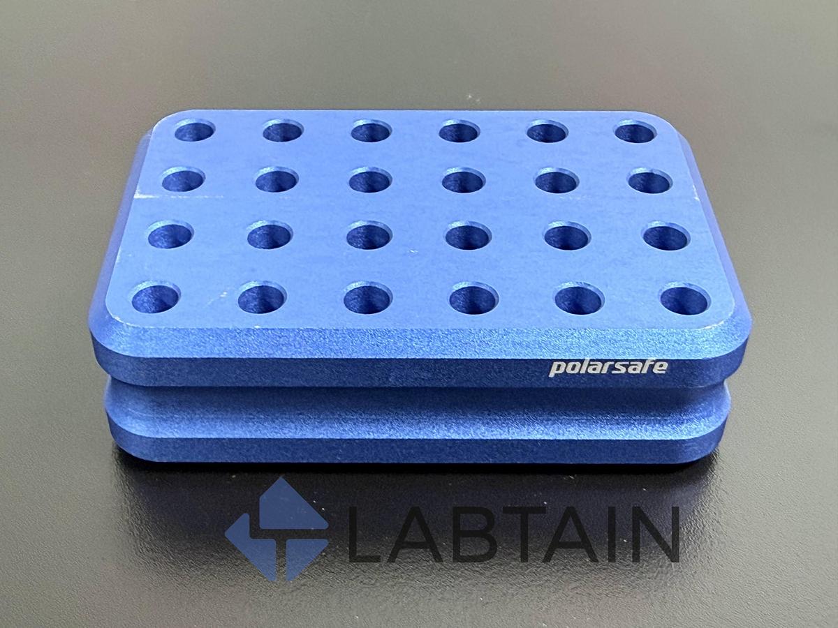 Used Argos PolarSafe 24-Hole Cryogenic Tube Rack – Durable Lab Freezer Storage