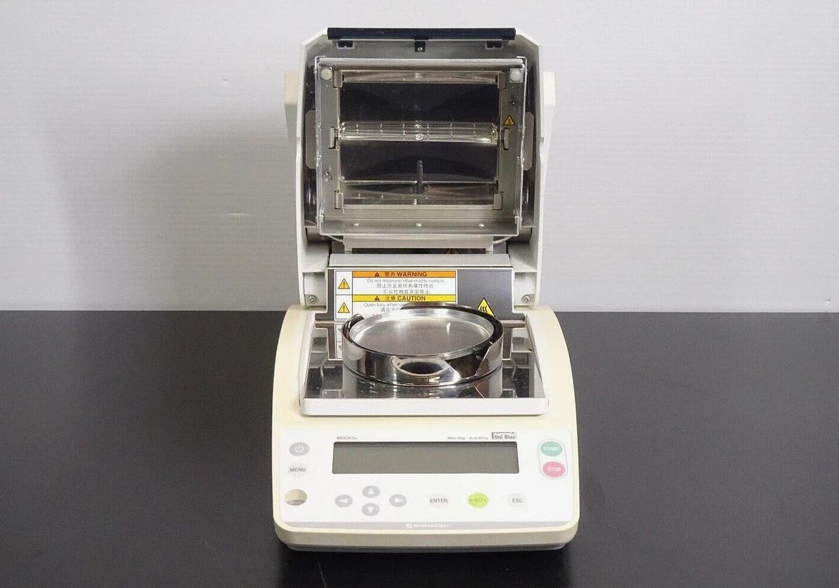 Used Shimadzu MOC63u Moisture Analyzer Balance – 60g x 0.001g – Tested