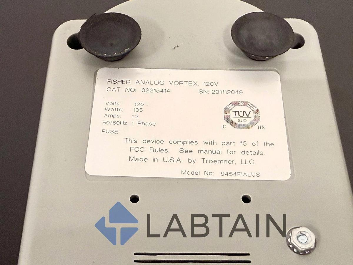 Used Fisherbrand Analog Vortex Mixer Cat No. 02215414