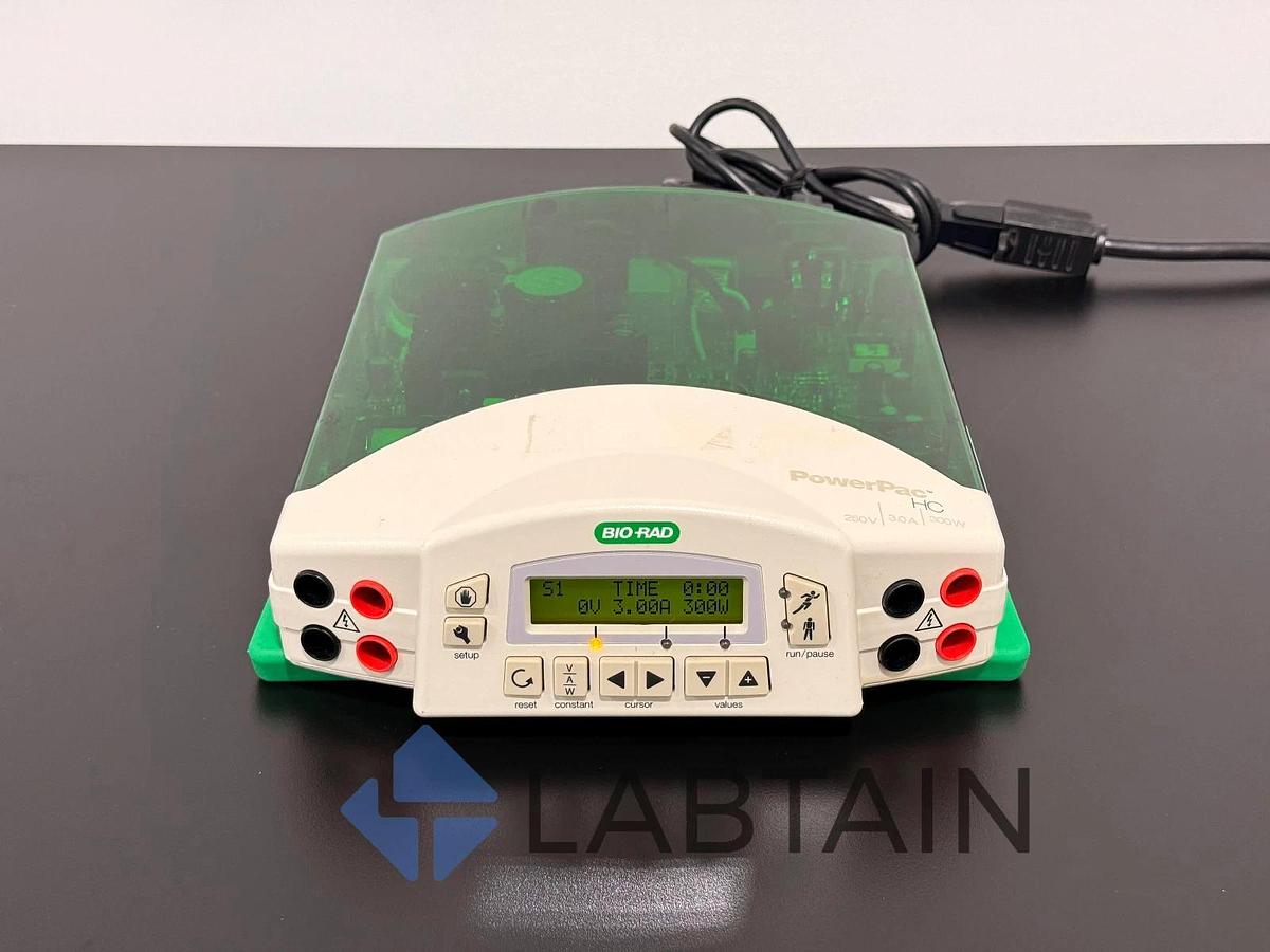 Used BIO-RAD PowerPac HC High-Current Electrophoresis Power Supply 400VA VGC