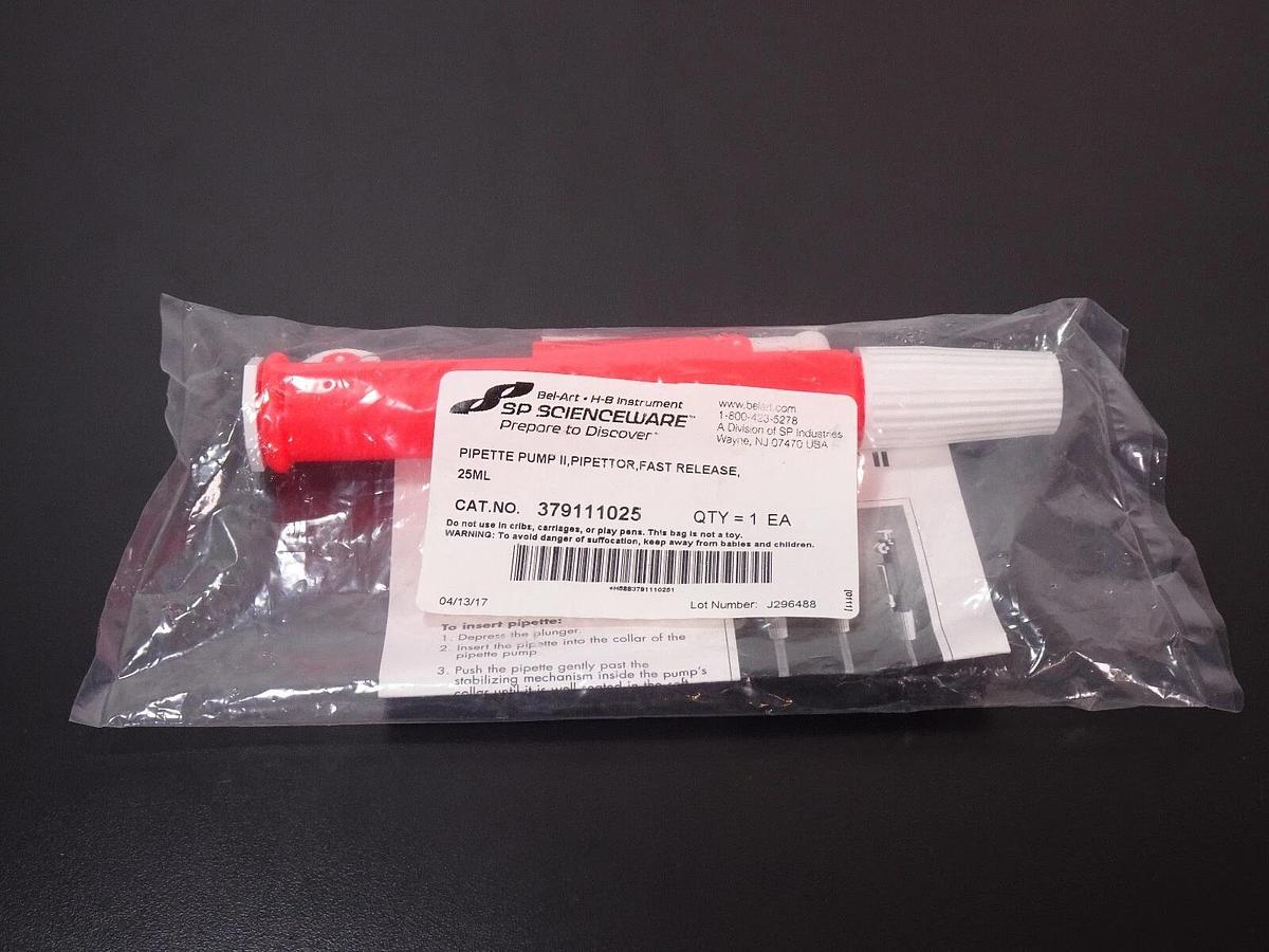 Bel-Art Fast Release Pipette Pump Pipette Pump II , 25mL | 379111025