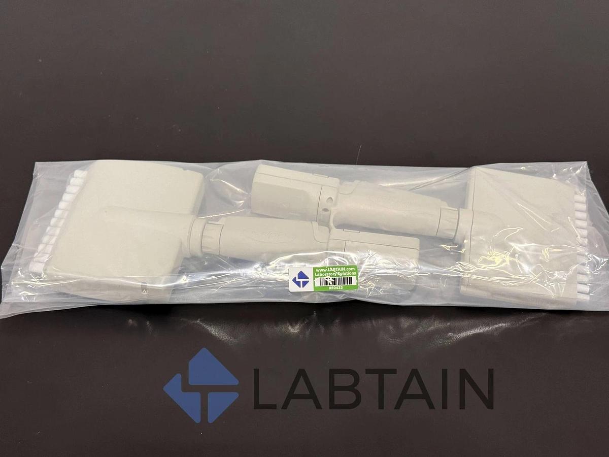 Used Lot of 2 Rainin Pipet-Lite XLS+ LTS 12-Channels Pipette 20-200ul and 100-1200ul