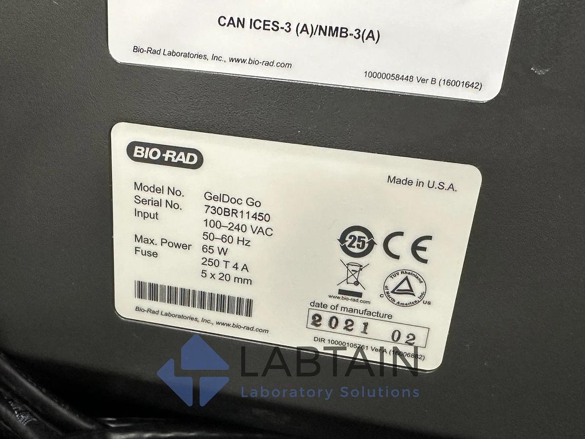 Used Bio-Rad GelDoc Go Imaging System – 2021 – Compact Benchtop Gel/B lot Imaging