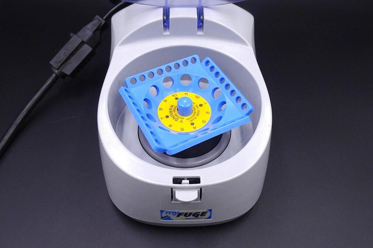 Used Benchmark Scientific MyFuge Mini Centrifuge C1012 202007170433 – Tested