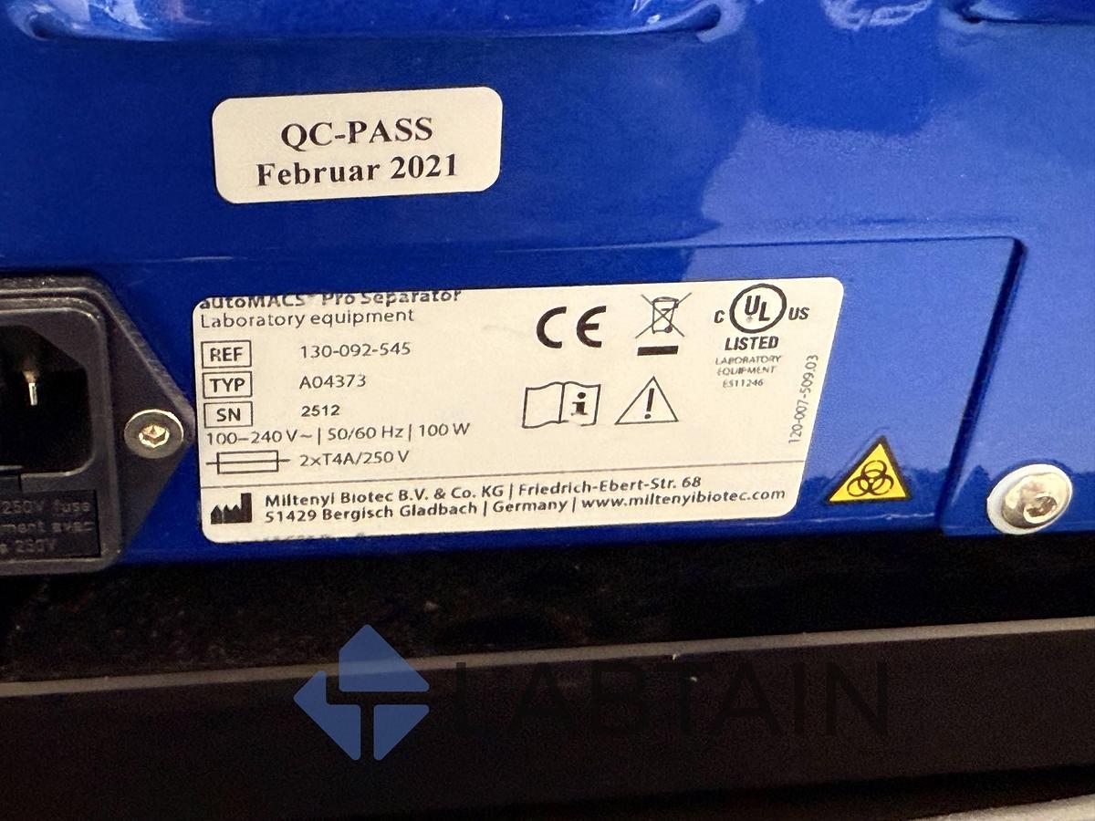Used Miltenyi Biotec autoMACS Pro Separator | 130-092-545