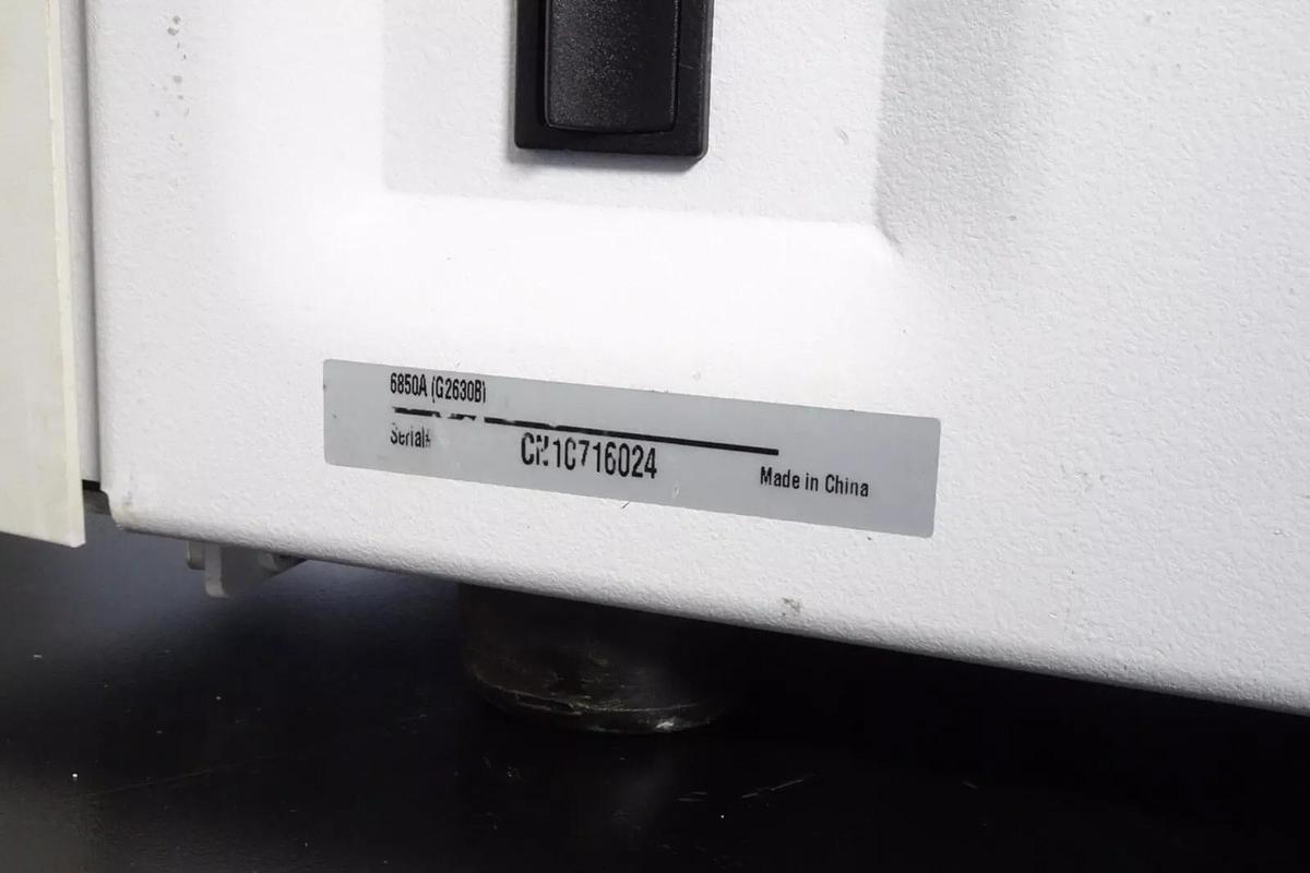 Used Agilent 6850 Network GC System (G2630B) – Gas Chromatograph with Autosampler – Serial No. CH1C716024