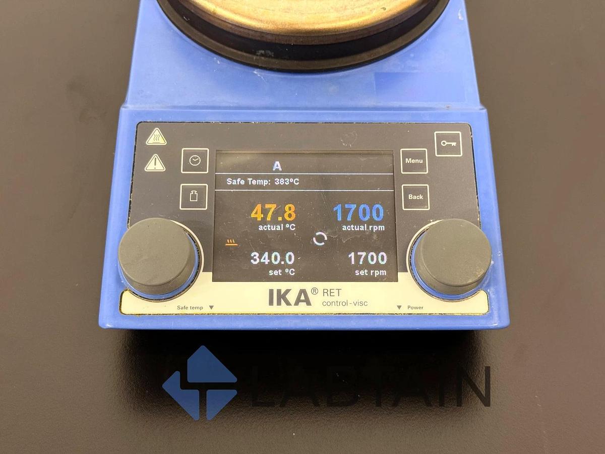 Used IKA RET CV S001 Control VISC Digital Magnetic (1700rpm, 340°C)