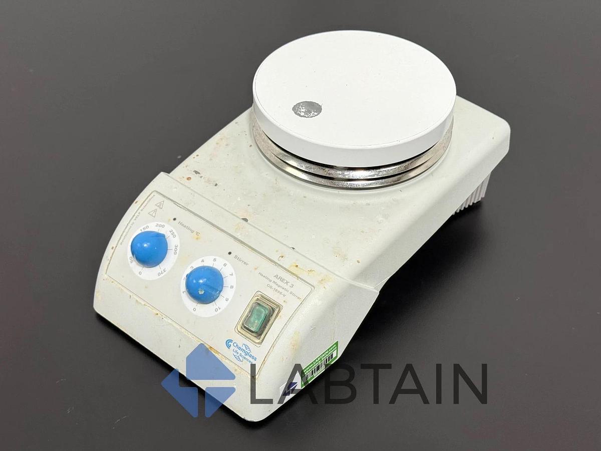 Used Chemglass life SCIENCES heating magnetic stirrer APEX 3 CG-1995-V