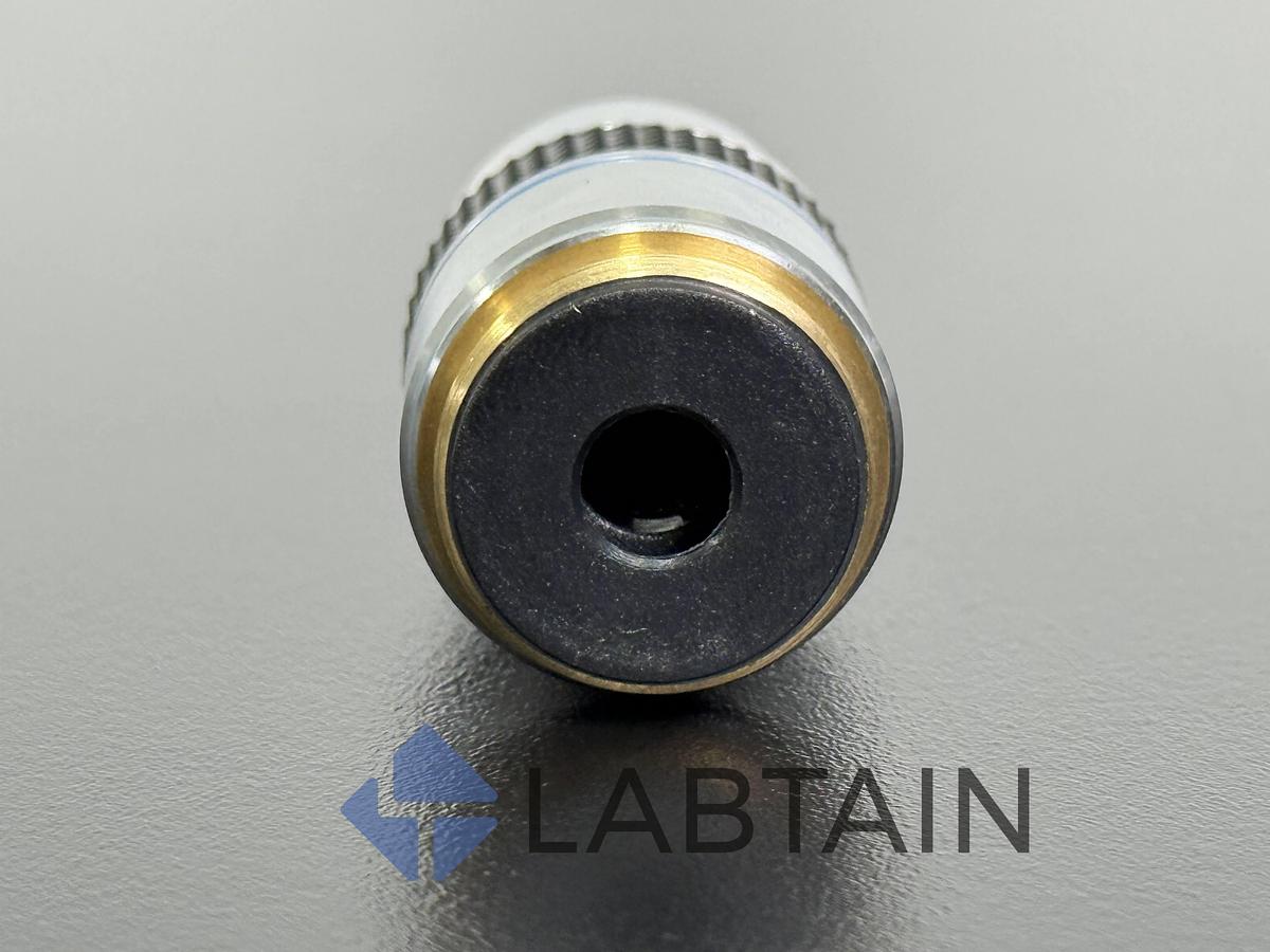 Used Lot of 5 – Olympus Achromatic Objective – 40x / 0.65 – 160 / 0.17 – RMS Thread – Blue Band – Used