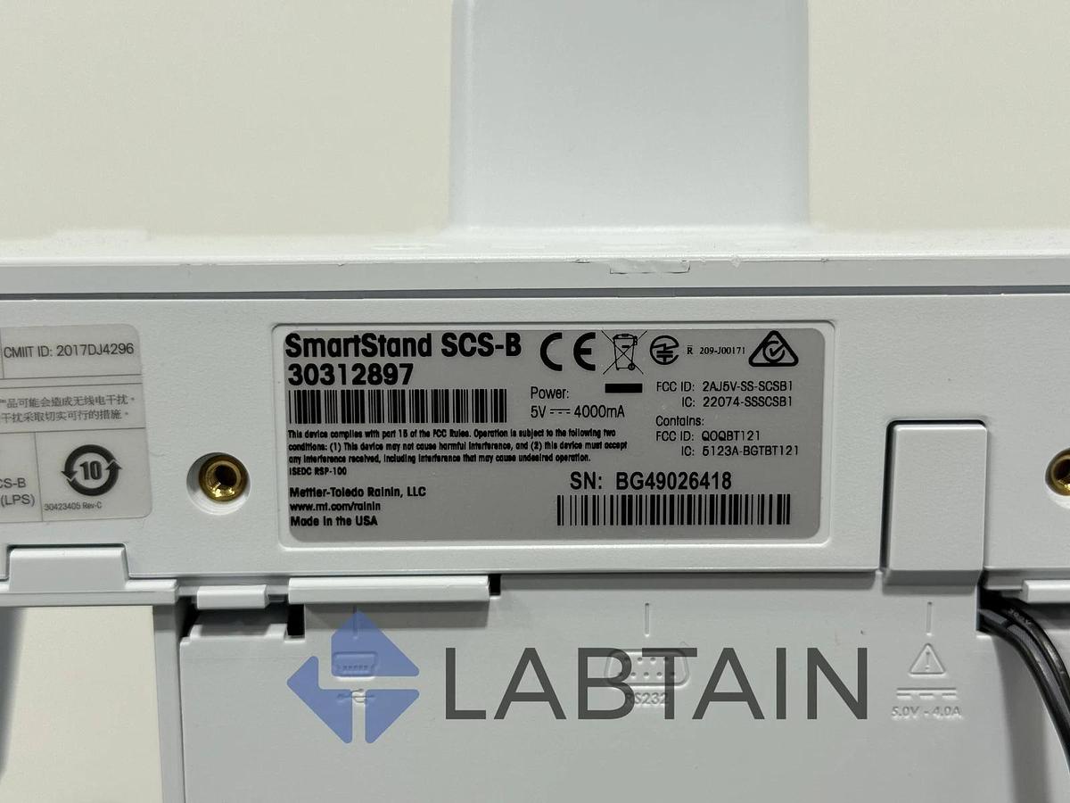 Used Rainin SmartStand SCS-B with (3) E4 XLS Electronic Pipettes - Metter Toledo