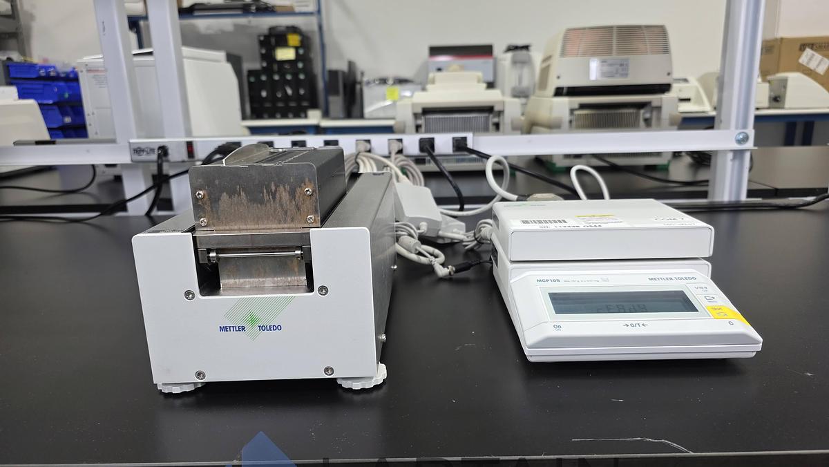 Used Mettler Toledo MCP105 Multi-Channel Pipette Calibration System w/ MCP Unit Control - Complete Setup