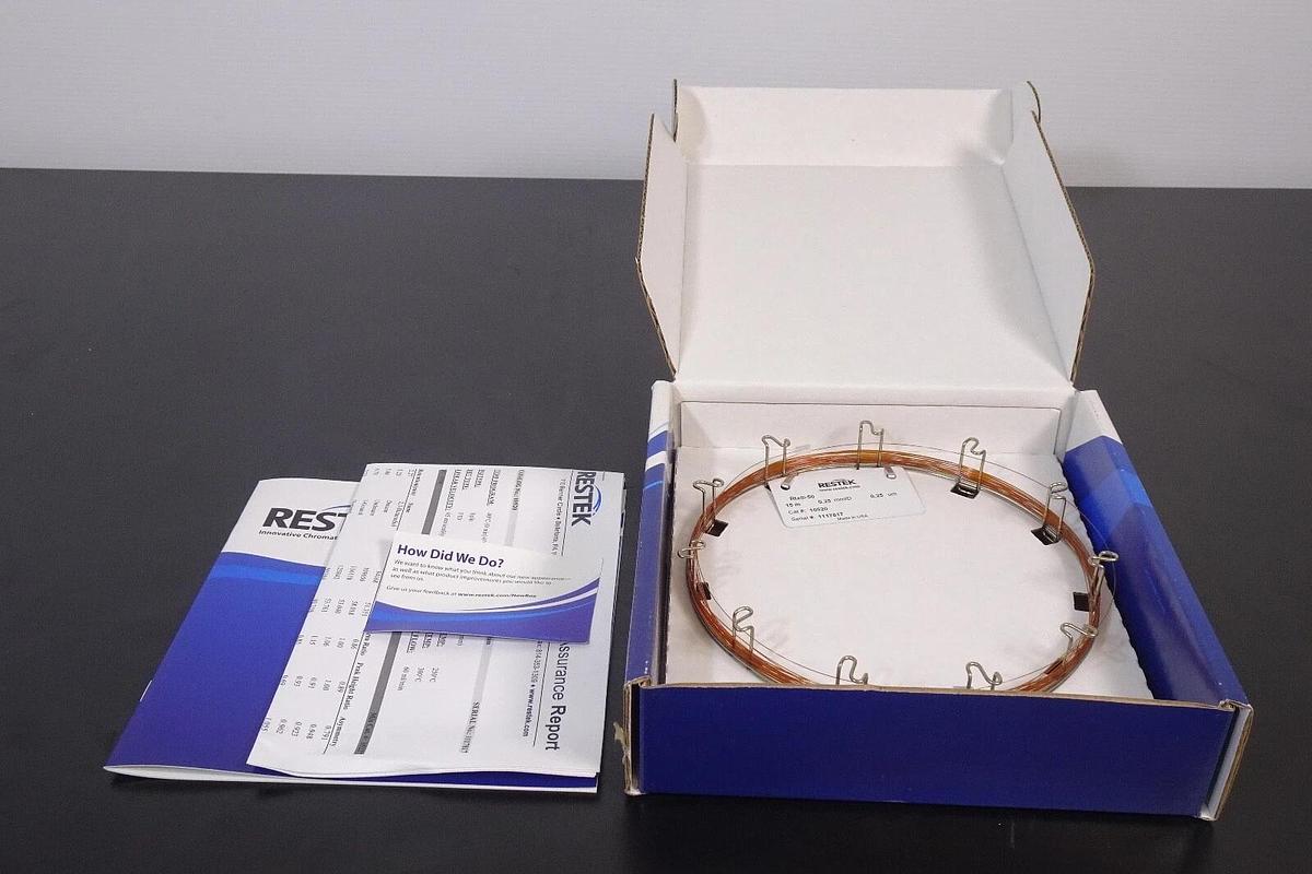 Restek GC Column Rtx-50 – 15 m × 0.25 mm ID × 0.25 µm df – Part 10520 – New / Open-Box