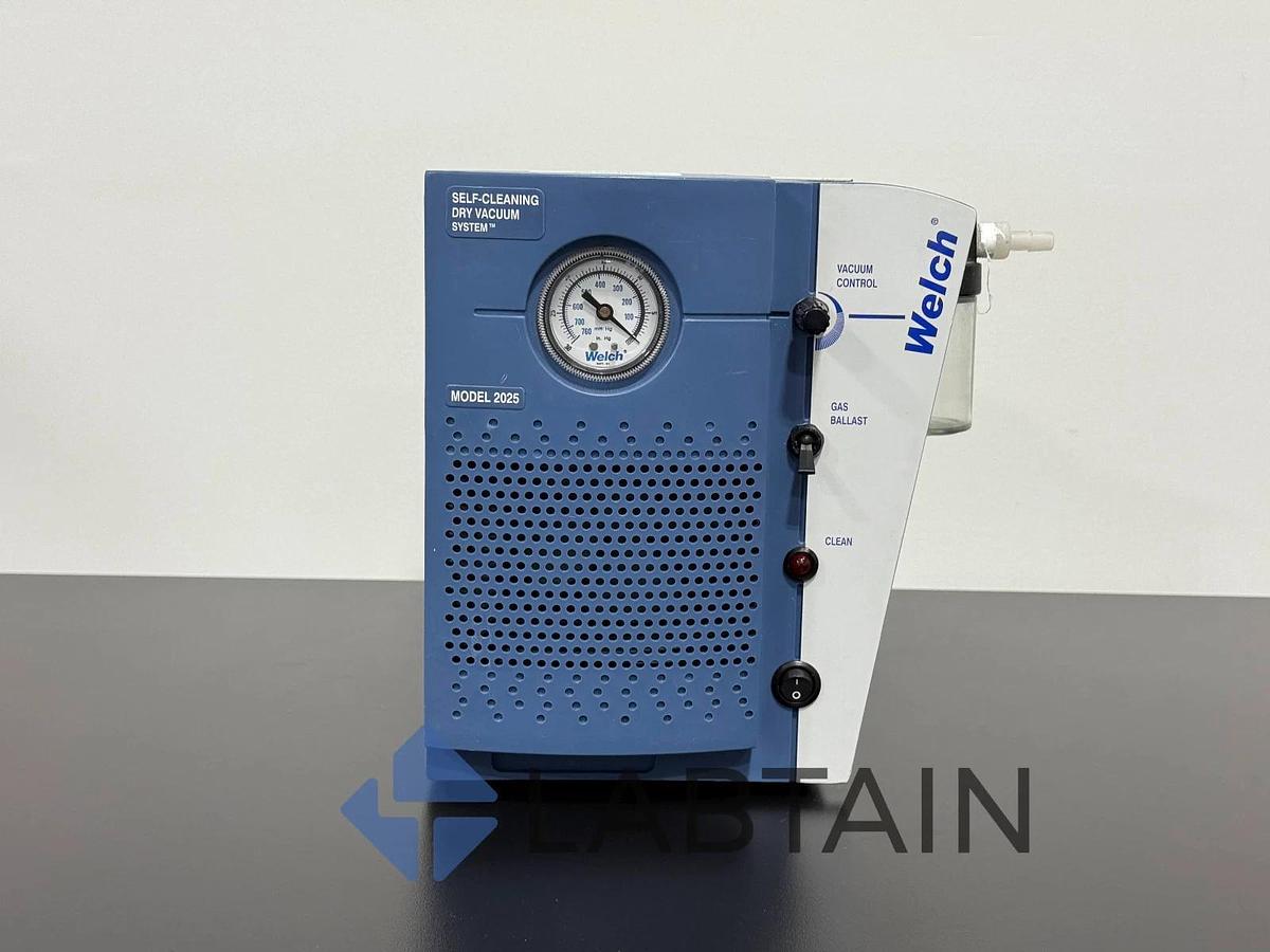 Used Welch 2026 Self-Cleaning Dry Vacuum Pump – 35 L/min PTFE Diaphragm System – Excellent Condition
