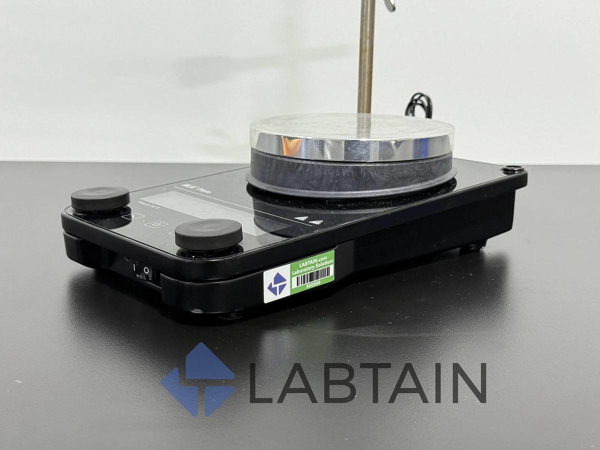 Used IKA Plate S001 Magnetic Stirrer with Heating (1700rpm, 340°C) w/ Temp Probe