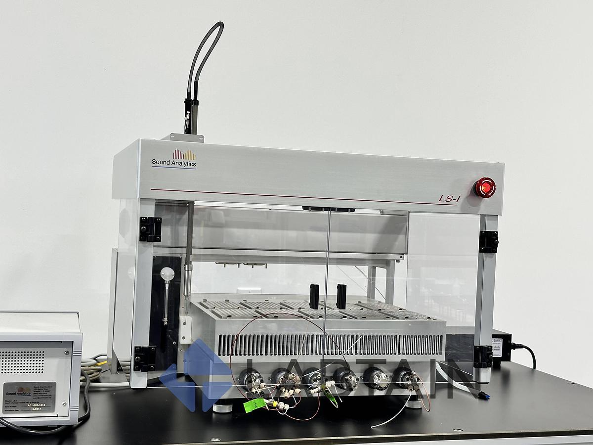 Used Sound Analytics LS-1 Automated Liquid Handling System with Tecan Cavro Omni Robot & Cooling Deck