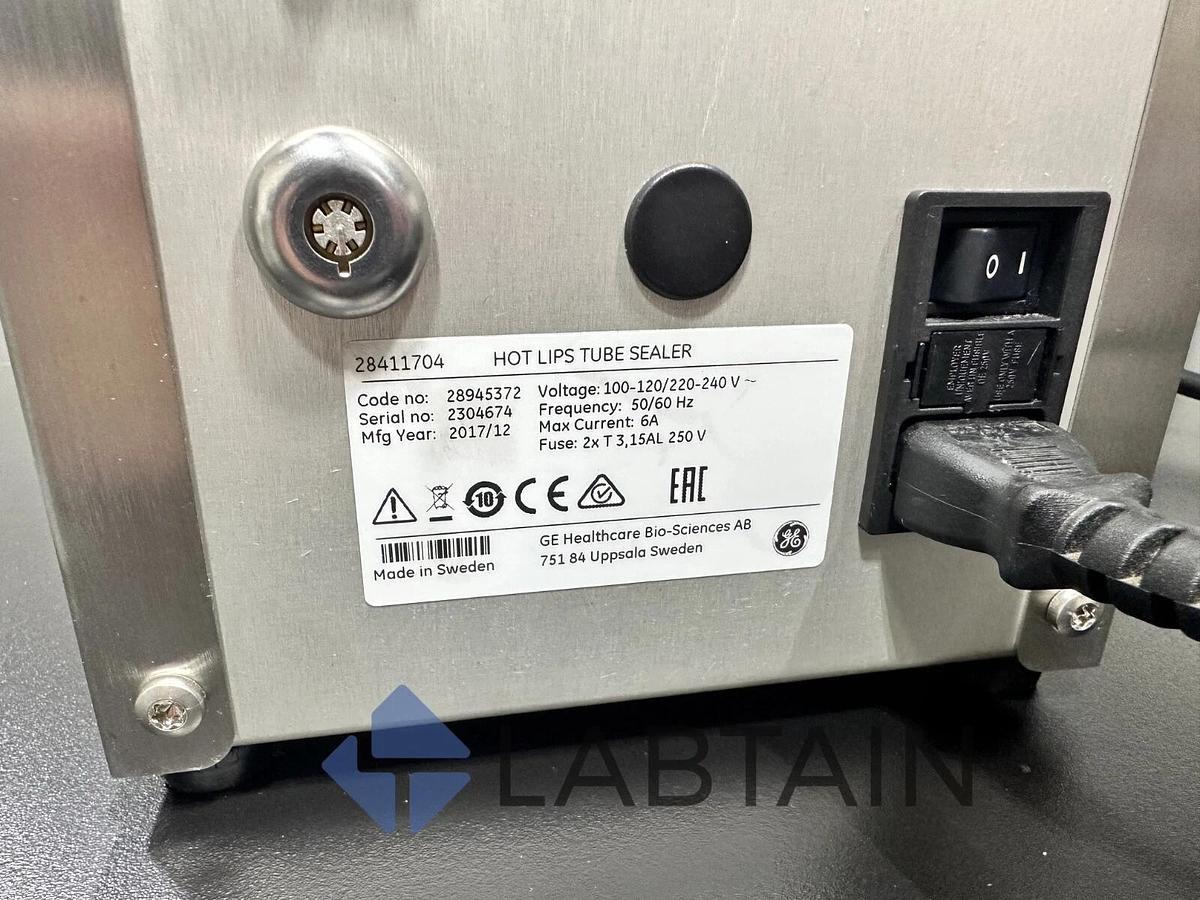 Used GE Healthcare Wave Biotech Hot Lips Tube Sealer – Model 28945372 – Used