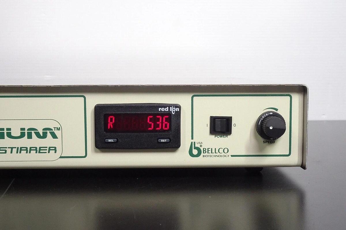 Used Bellco Bell-Ennium 9-Position Digital Magnetic Stirrer 7785-D9005 – 115V – Used / Tested