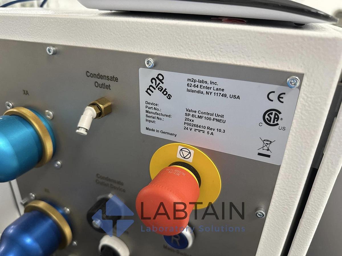 Used M2P Labs / Beckman Coulter BioLector Pro Bioreactor System – Valve Control Unit – P00268410 Rev 10.3 – Tested