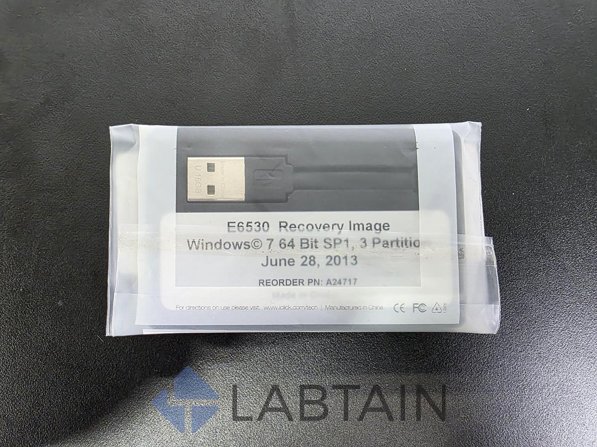 Used Applied Biosystems E6530 System Recovery Image USB Drive Windows 7
