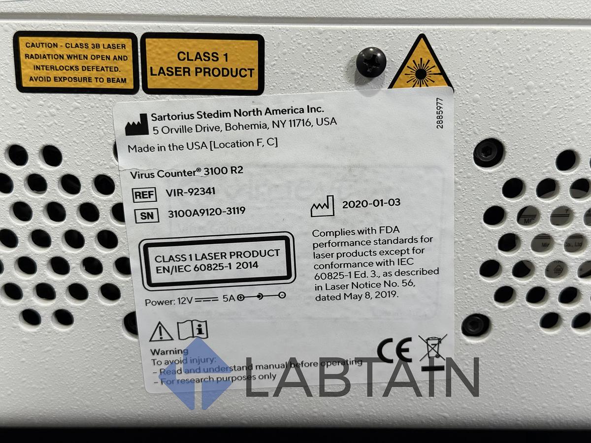 Used Sartorius Virus Counter 3100 R2 – VIR-2341 – S/N 3100A9120-3119 – Tested