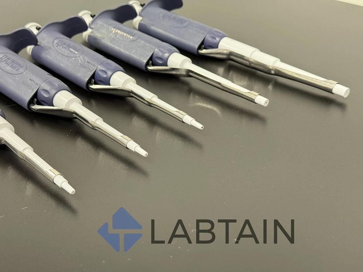 Used Rainin Pipet-Lite Single-Channel Pipette Lot - Set of 6 (1ul to 1000ul) - LTS