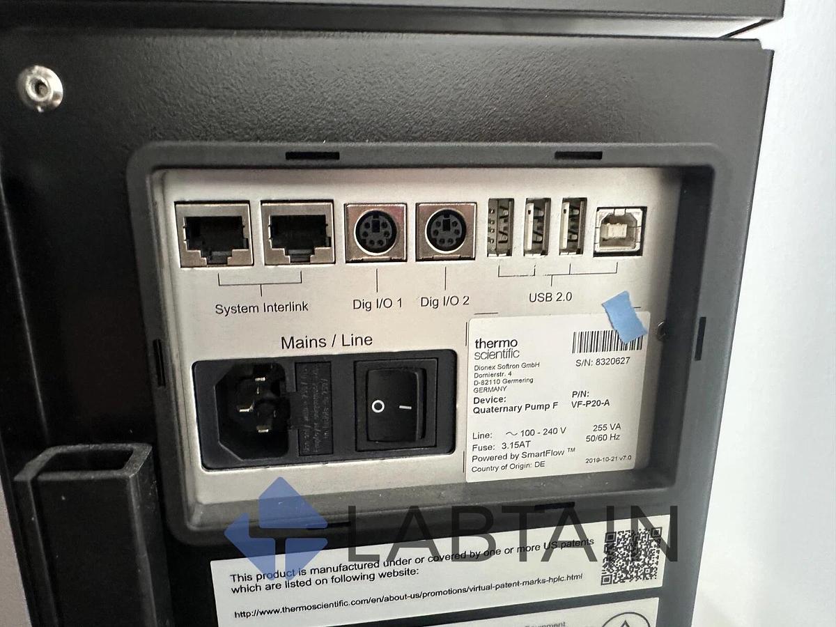 Used Thermo Scientific Vanquish UHPLC System 6506424 – VF-D40-A, VF-A40-A, VF-P20-A, VH-C10-A – Complete Configuration – Tested