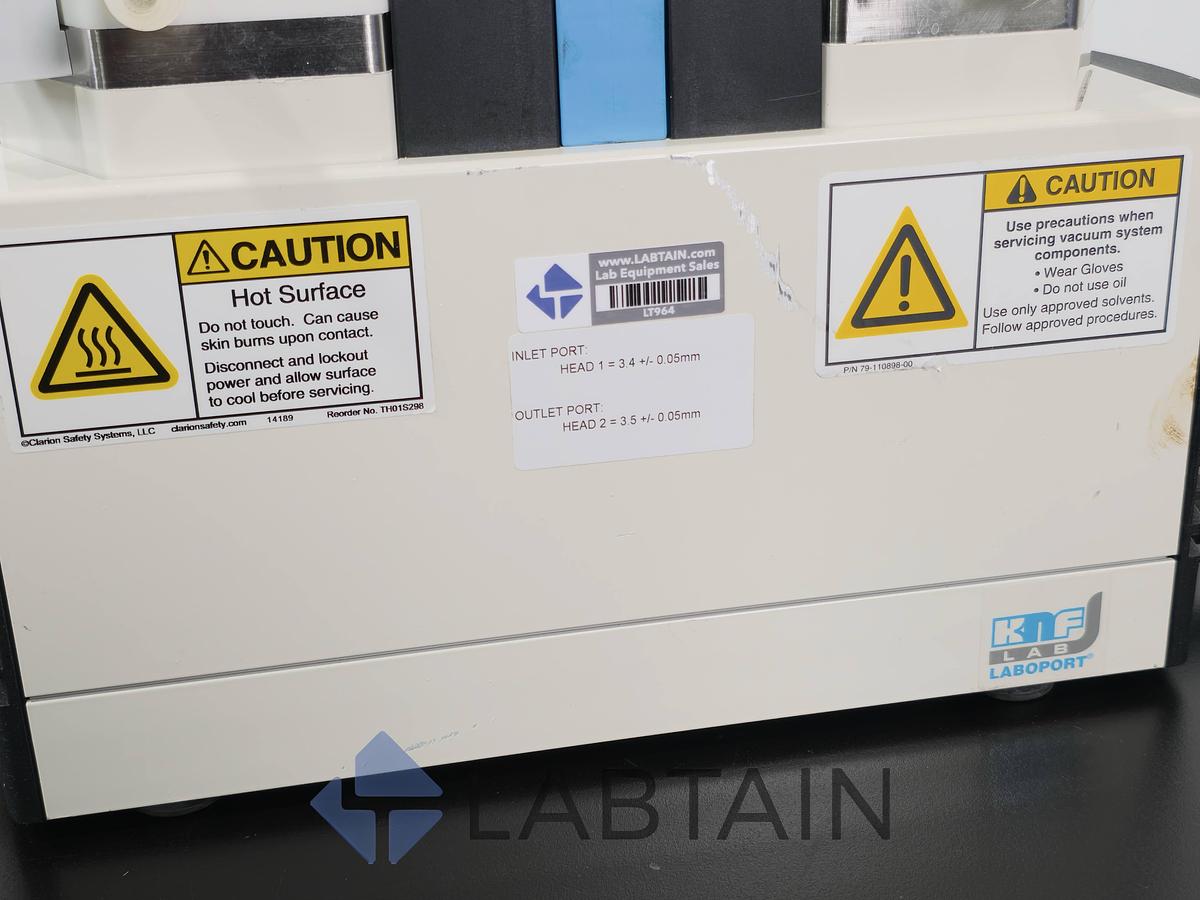 Used KNF LABOPORT PU2984-N840.3 Oil-Free Diaphragm Vacuum Pump Used
