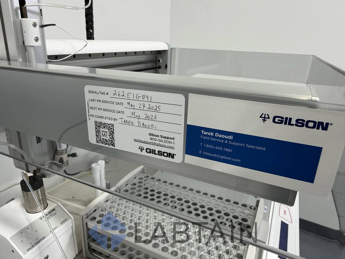 Used Gilson GX-281 Preparative HPLC Purification System | 333/334 Prep Pumps, 159 UV/VIS, TRILUTION LC, GX Direct Injection — Used / Inspected