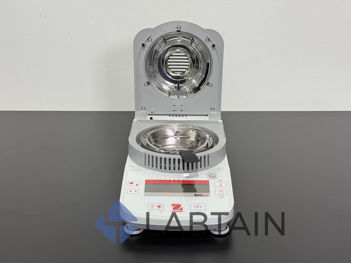 Used Ohaus MB27 Moisture Analyzer Balance 90g x 0.001g Laboratory Scale C213826343 – Tested
