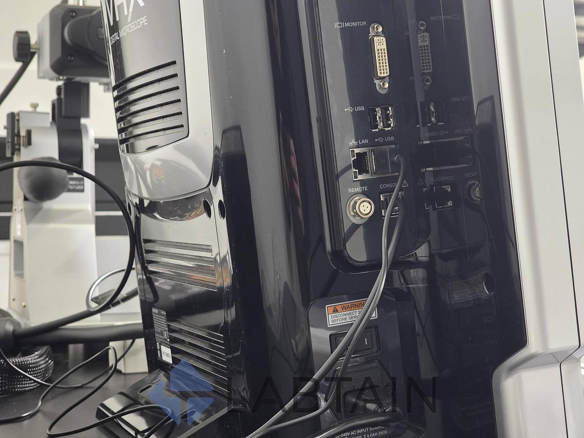 Used Keyence VHX-950F Digital Microscope System — VH-Z100R 100×–1000× Lens, VHX-S90F Motorized Free-Angle Stand (Used)