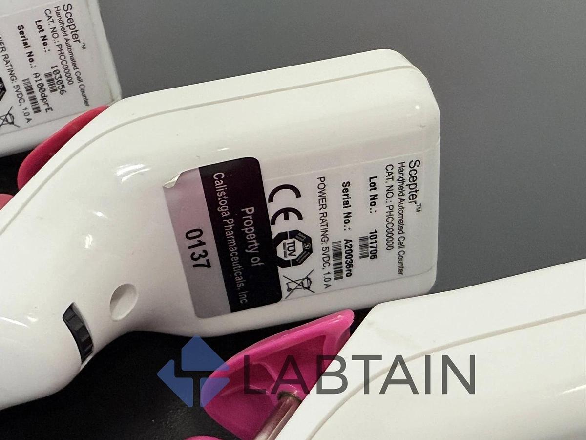 Used Lot of 3 Millipore Scepter PHC00000 Handheld Cell Counters