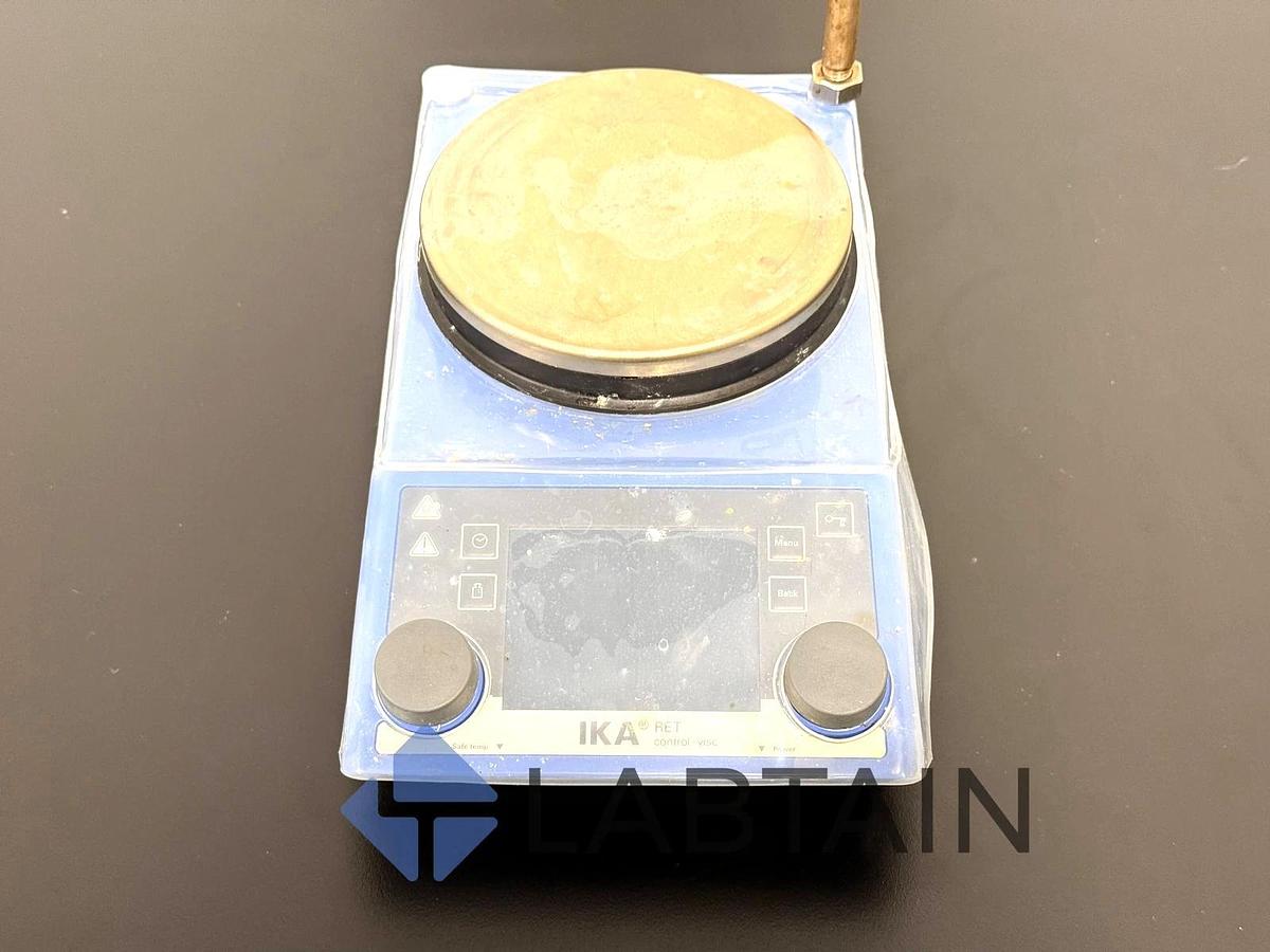 Used IKA RET CV S001 Control VISC Digital Magnetic (1700rpm, 340°C) w/ Temp Probe