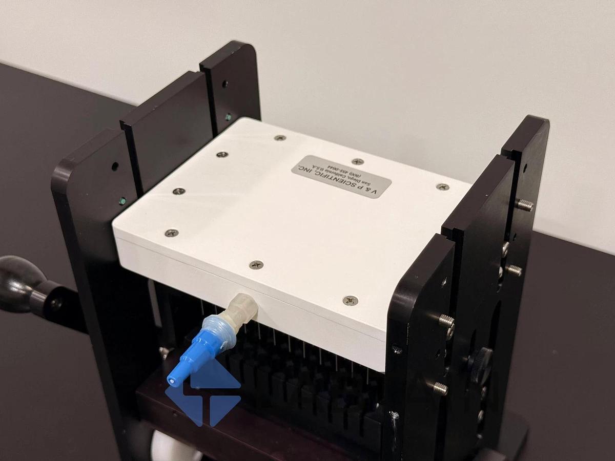 Used V&P 178J Aspiration manifold, 96 channel, 96 well, deep well