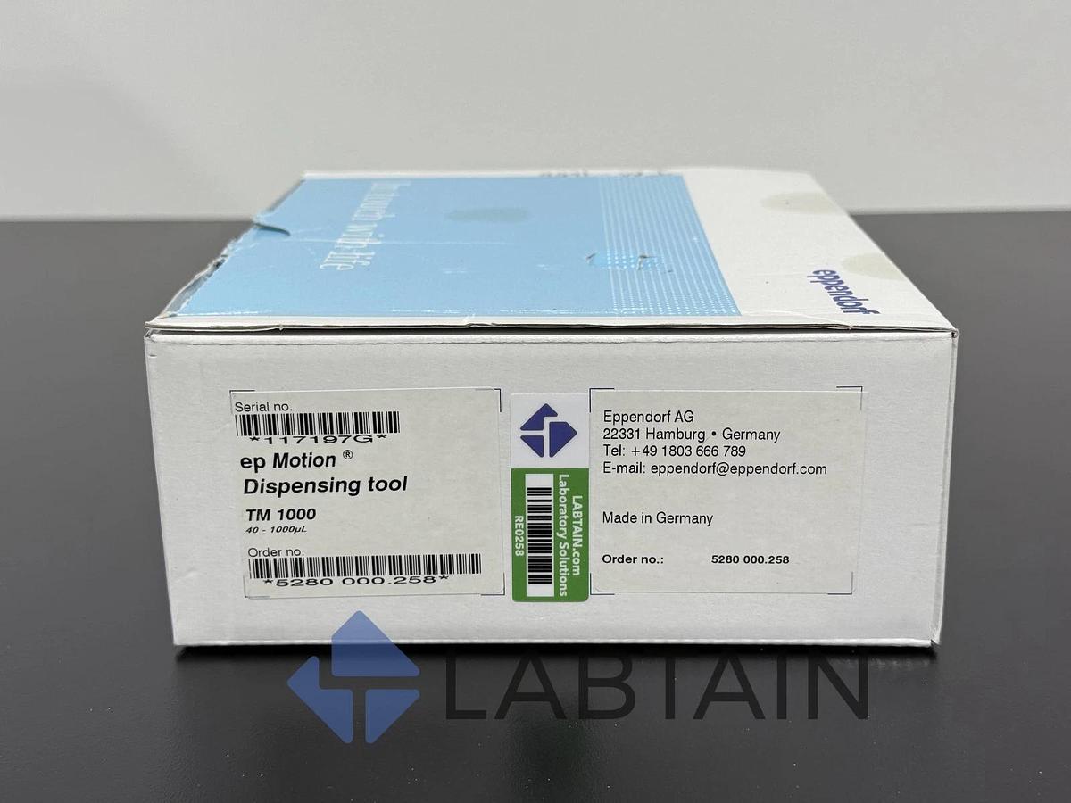 Used Eppendorf TM1000-8 Dispensing Tool – 8-Channel, 50–1000 µL – For epMotion 5075 Liquid Handler – Used