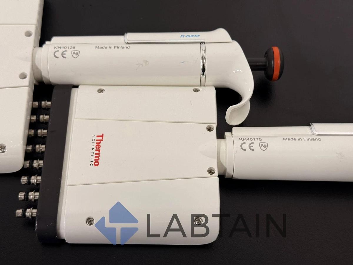 Used Thermo Scientific F1-ClipTip 12 and 8 Channel Pipette 30-300ul