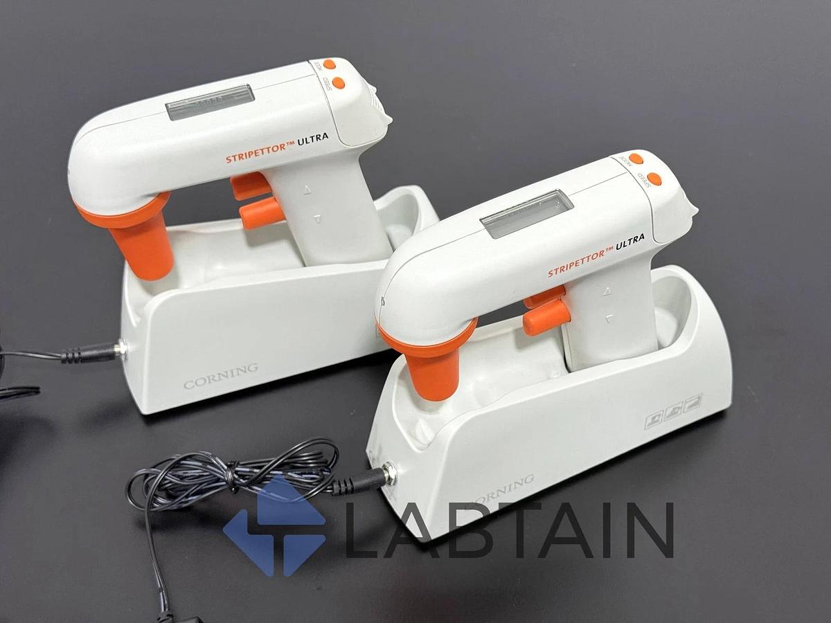 Used Corning Stripettor Ultra Electronic Serological Pipet Controller + Stand, 4099