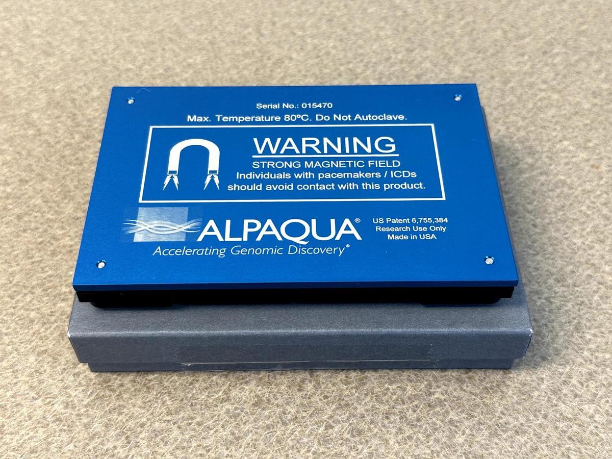 ALPAQUA 96S Super Magnet Plate A001322 – 96-Well Ring Magnets, Spring Cushion Technology