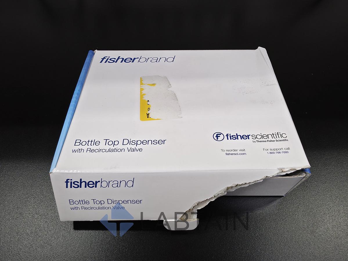 Fisherbrand 1-10mL Bottle Top Dispenser (BTD-10) with Recirculation Valve & Adapters - New Open Box
