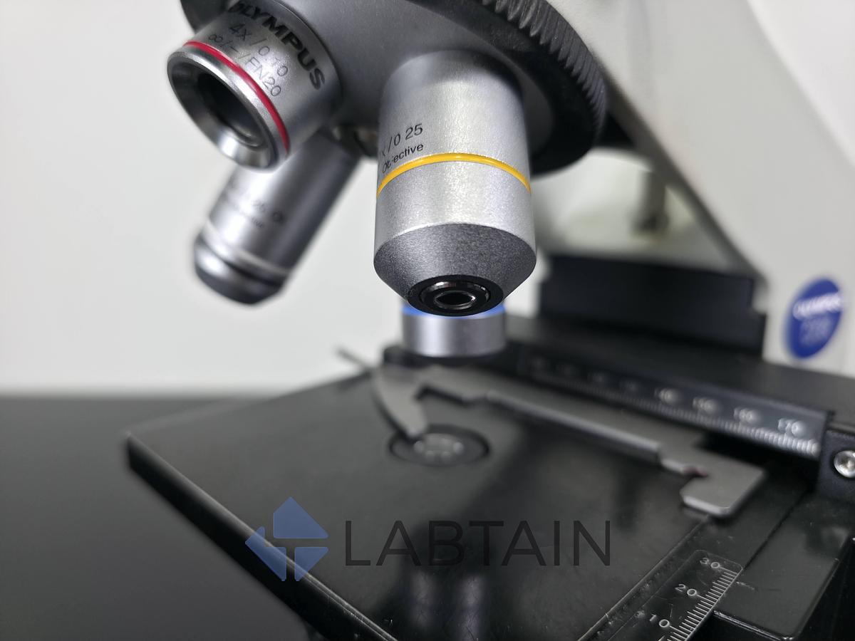 Used Olympus CX22RFS1 Binocular Biological Microscope Plan Objectives 4x-100x Used