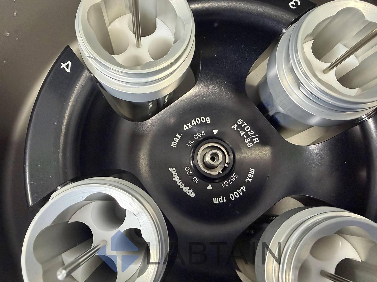 Used Eppendorf Centrifuge 5702 R Refrigerated Benchtop Centrifuge with 5702-R Rotor – Used